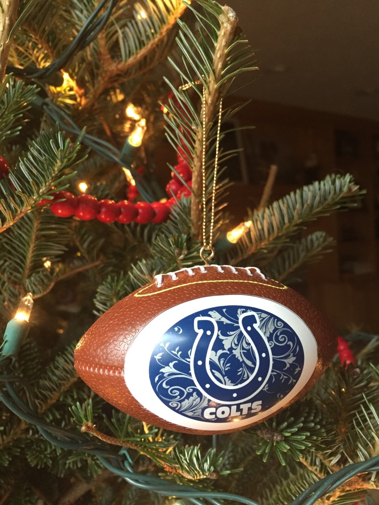 Indianapolis Colts Christmas ornament