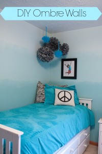 DIY Ombre Wall - Just Like The Number