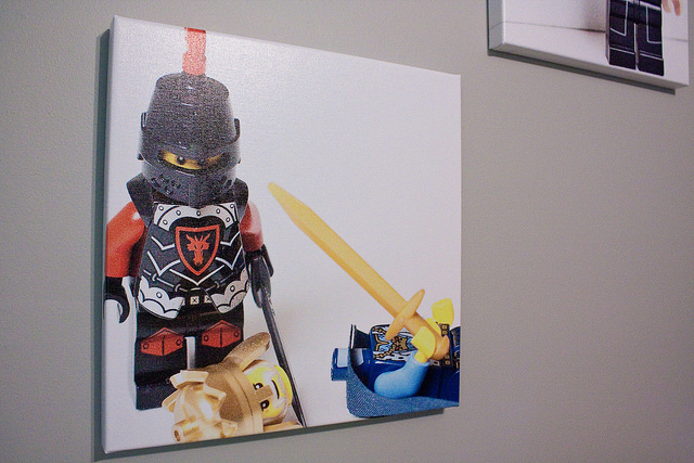 LEGO minifigure canvas