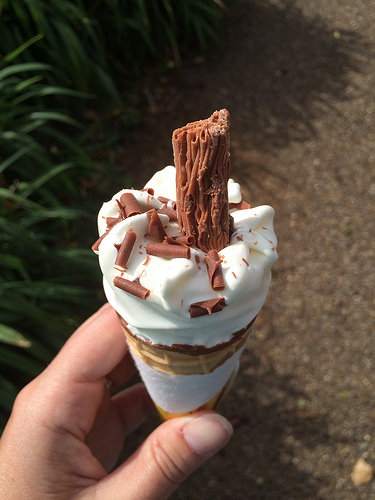 Flake bar ice cream