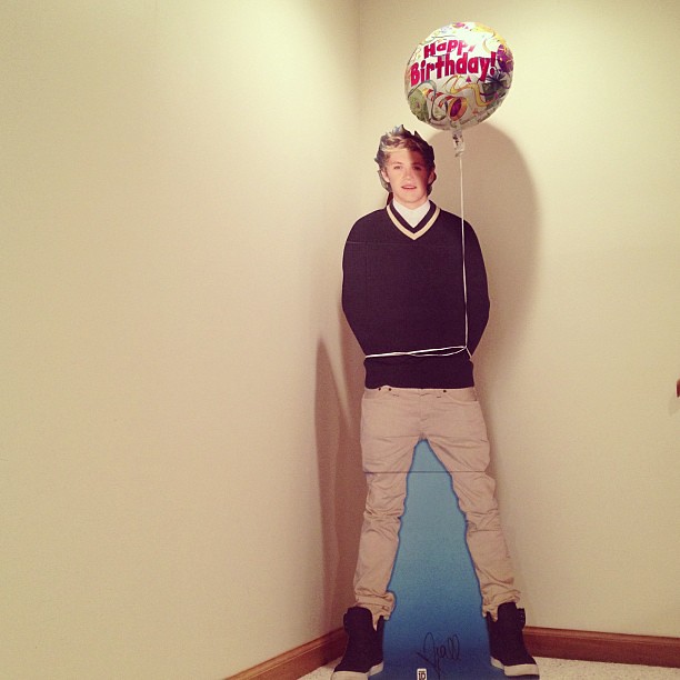 My mom bought Elena a man for her birthday. Awesome.