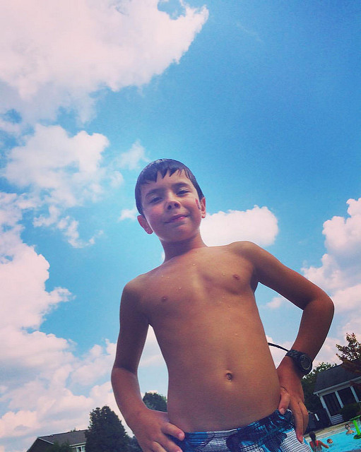 Last pool day of summer.