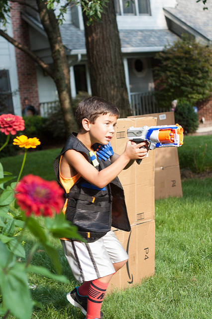 Nerf war birthday party