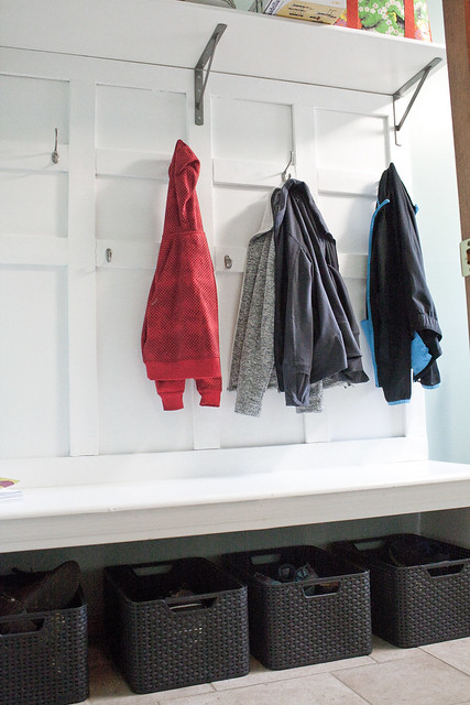 Organized mud room