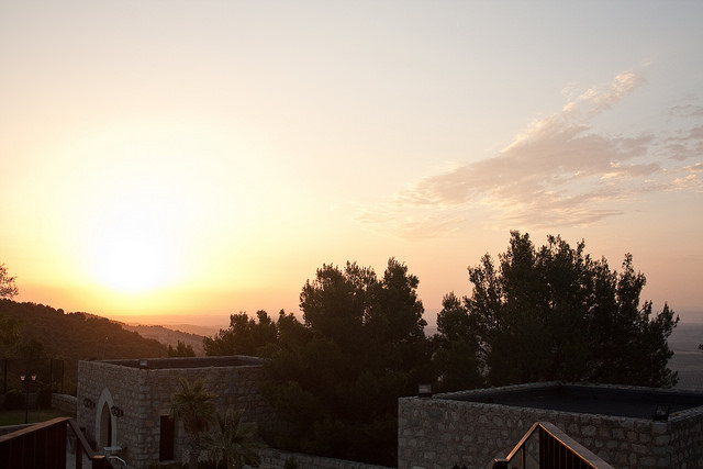 Sunset over Parador de Jaen